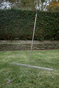 Nivelační a zapravovací brána 115 cm - nerez